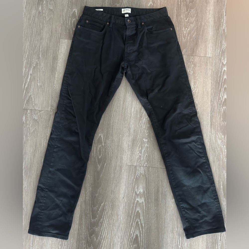 Todd Snyder Slim Fit 5-Pocket Chino in Black 30x32